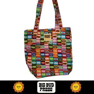 Everyday Tote Bag in Warped Logo Print